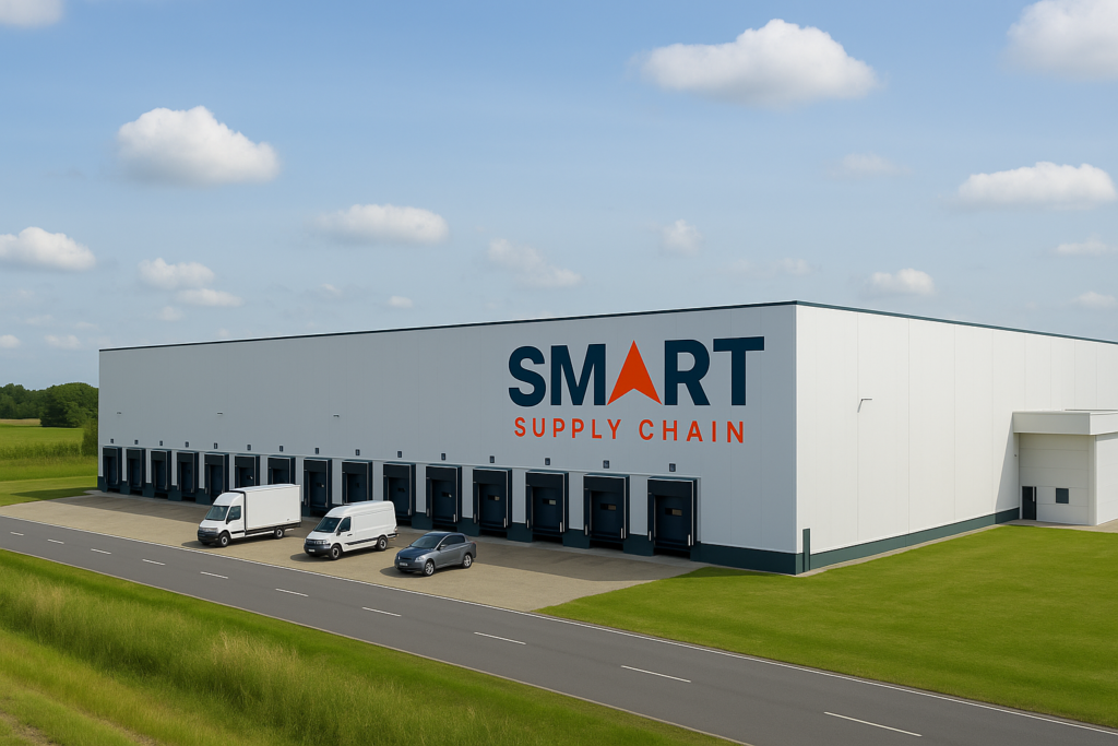 Modern warehouse facility representing India's warehousing boom in 2024, with organized racking systems and increased infrastructure growth.